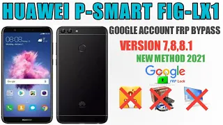 Huawei P-smart Fig-Lx1 google account frp bypass New method 2021