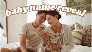Official Name Reveal of Baby #4!! (and names we loved but didn't use)