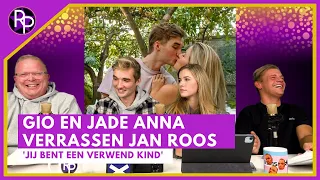 Gio en Jade Anna verrassen Jan Roos: 'Verwend kind ben je' | RoddelPraat