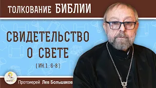 Свидетельство о Свете (Ин.1: 6-8) Протоиерей Лев Большаков. Свидетельство об Иисусе Христе. Предтеча