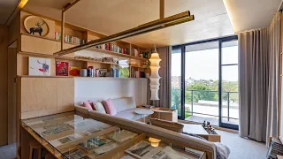 NEVER TOO SMALL: Architect’s DIY Beachside Apartment: Sydney 51sqm/549sqf