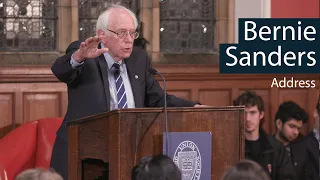 Bernie Sanders addresses Oxford University