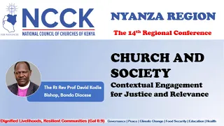 CHURCH AND SOCIETY  Addressing Corruption and Bad Governance