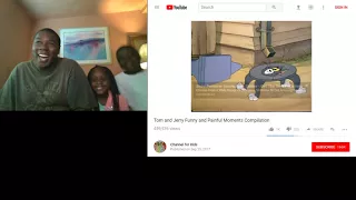 live reaction: tom and jerry funny moments compilation.