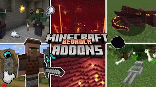 Los 6 mejores MODS SURVIVAL para Minecraft BEDROCK 1.20 🌸😱