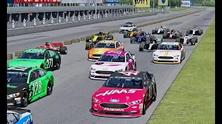 All F1 2018 Cars vs All Nascar Cars - Old Monza