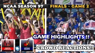 Letran vs Mapua “CROWD REACTIONS” Game 2 | NCAA Season 97 Finals