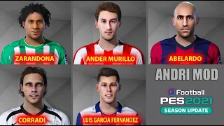 PES 2021 - PREVIEW ORDER FACE LA LIGA FACEPACK