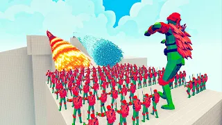 100x TMNT RAPHAEL + 1x GIANT vs EVERY GODS - Totally Accurate Battle Simulator TABS