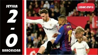 SEVILLA VS BARCELONA 2 - 0 Highlights & Goals COPA DEL REY 2019 (23/01/2019)