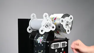 How to install film sealing - Yescom Fully Automatic Boba Cup Sealing Machine 400-670 Cups/hr 450W