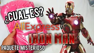 Figuras de accion Avengers PAQUETE MISTERIOROSO de Aliexpress ES UN IRON MAN ¿Cual es? 😨😨😨