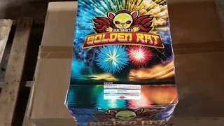 Golden Rat 126 shots firework