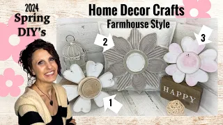 DIY Spring Crafts | DIY Spring Farmhouse Crafts | DIY Spring Farmhouse Dollar Tree Crafts 2024
