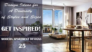 Design Ideas for A Diversity of Styles and Sizes - GET INSPIRED! | Modern Apartment Designs #25