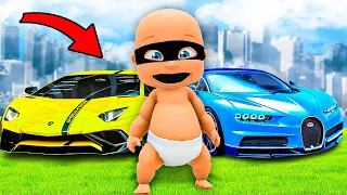 Baby Steals 1000 RARE SUPERCARS!