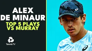 Alex De Minaur: Top 5 Plays vs Andy Murray | Queen's 2023 Highlights