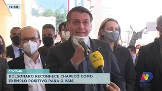 Presidente Jair Bolsonaro visita Chapecó: confira o resumo do evento