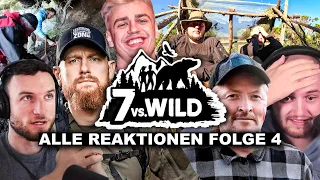 7 vs. Wild - ALLE Teilnehmer Reaktionen auf Folge 4 zusammengefasst