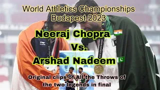 World Athletics Championships Final|Javelin Throw Final|Neeraj Chopra|Arshad Nadeem|India|Pakistan