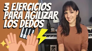 3 EJERCICIOS PARA TOCAR RÁPIDO Y ENTRENAR A LOS DEDOS |  Principiantes | Czerny | MARCELA 🎹🎶