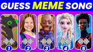 GUESS MEME & WHO'S SINGING 🎤🎵 🔥| Lay Lay, King Ferran, Toothless, Salish Matter, MrBeast, Elsa,Tenge