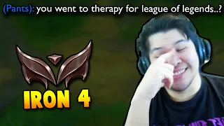 A Challenger player coaches an Iron 4 Player and gets extremely tilted (she went to therapy??)
