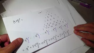 High school math -  Binomial expansion asmr