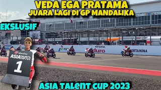 Langsung dari MANDALIKA‼️Veda Ega Pratama‼️Juara lagi Asia Talent Cup 2023‼️