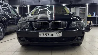 BMW e66 750 cold start after 3M detailing