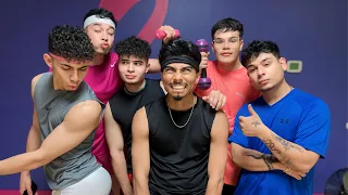 LOS BOYZ GO TO ZUMBA CLASS!!