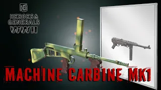 Heroes & Generals. Machine Carbine Mk1 is just MP40