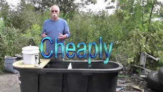 How to build a Huge Bait tank cheaply 150 Gal