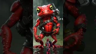 avengers but frog version sings simpapa polyubila #shorts