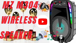 MZ M304 Bluetooth party speaker 🔊 with microphone.