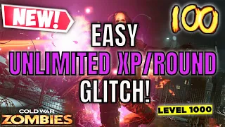 *NEW* EASY UNLIMITED XP/ROUND GLITCH! Level Up Fast In Cold War Zombies! Season 6 Cold War Glitches