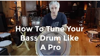 How To Tune Your Bass Drum Like a Pro | Easy Drum Tuning Part 3 of 3