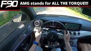 My Girlfriend and I React to Mercedes-Benz E63s - Accelerations - Launch Control Reactions