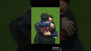 Ronaldinho meet messi at PSG