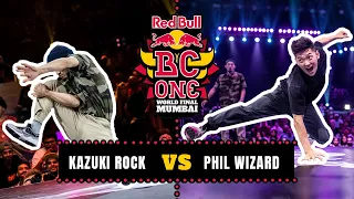 B-Boy Kazuki Rock vs B-Boy Phil Wizard | Top 16 | Red Bull BC One World Final Mumbai 2019