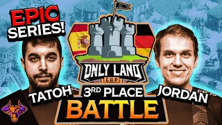 ONLY LAND CUP  - Jordan vs TaToH - 3rd Place Match INSANE BATTLE #ageofempires2