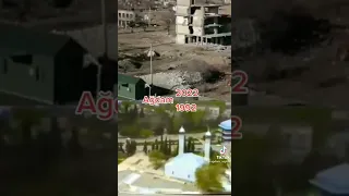 Карабах. армяне разрушили город Агдам во время оккупации.