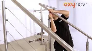 OXYNOV 11   Pose câbles inox avec tendeurs sur garde corps