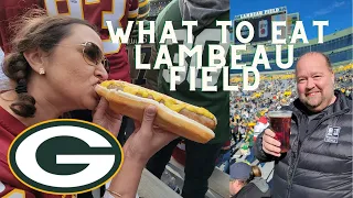 Green Bay Packers Game Day Grub! - What to Eat at Lambeau Field