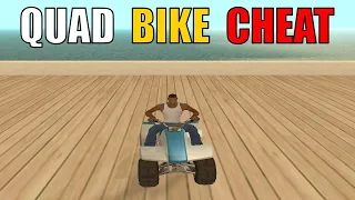 GTA San Andreas Quad Bike Cheat | Bike Cheat Code