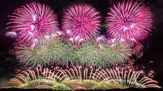 [4K]  感動日本一 ! 第28回 赤川花火大会 2018「誇り」～こころゆさぶる感動花火～  Akagawa Fireworks Festival  (shot on Samsung NX1)