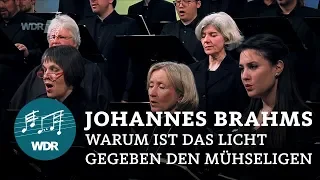 Johannes Brahms - Why has light been given to the weary of soul op. 74 | | WDR Klassik