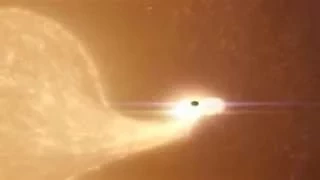 поглощения звезды черной дырой