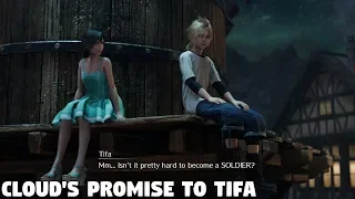 Final Fantasy 7 REMAKE - Cloud's promise to Tifa