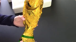 UNBOXING WORLD CUP TROPHY REPLICA